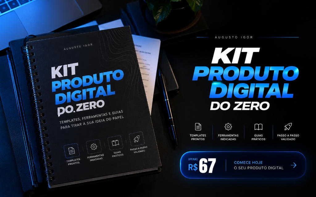 Kit Produto Digital do Zero — R$ 67
